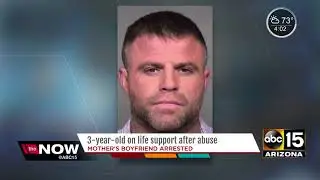 Young girl on life support after abuse from mother's boyfriend