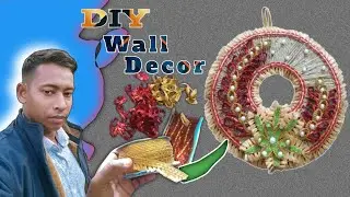 Beast Reuse Ideas waste material for wall hanging / Beautiful wall hanging craft / Best Out of waste