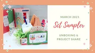 SCT SAMPLER MARCH 2021 UNBOXING AND PROJECT SHARE - BEST PAPER CRAFT SUBSCRIPTION