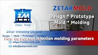 How do you set injection molding parameters?