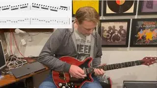 Как сыграть гитарное соло в песне Queen &laquo;A Kind of Magic&raquo; одним дублем. Урок и табулатура.