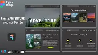 Figma Design Adventure Awaits: Discover, Travel, Conquer website | UIUX Design | Website Design