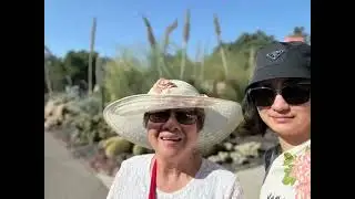 Kelly Li visiting LA Aboretum