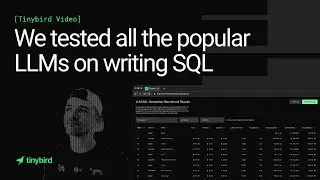 We tested the SQL-generation ability of the top LLMs. Here's what we learned.