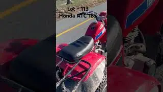1982 Honda 3 Wheeler - Spring Auction - Selling April 4th