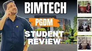 BIMTECH Greater Noida PGDM Student Review 2026 | Placements, Internships, ROI Reality