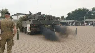 Leopard 2 Tank (and Marder) Revving