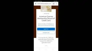 American Express Membership Rewards Card