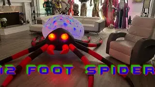 12 foot inflatable Spider Halloween decoration