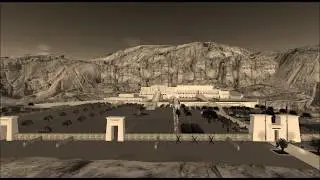 Deir el-Bahari @ Second Life - Temple of Tuthmose III 
