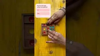 Escape Puzzle im #illuseumberlin #knobeln #knobbelholz #escapegame #logicpuzzles #berlin #illuseum