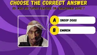 Tupac Shakur: Ultimate Rapper Trivia Quiz Challenge | Test Your Rapper Knowledge!