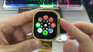 SmartWatch Ultra Gold S&eacute;rie 8