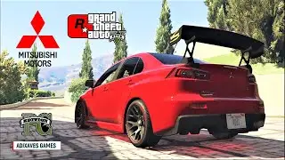Mitsubishi Lancer Evolution X (CZ4A) | GTA V Real Life Mods | Car Review | Gameplay | GTA V Pakistan