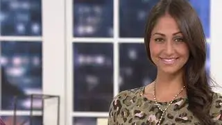 LOGO by Lori Goldstein Printed Cotton Modal Top w/ Woven Panel on QVC