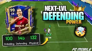 99 VAN DIJK Power Test 💪🥵 | REVIEW 🔥 | Fc mobile