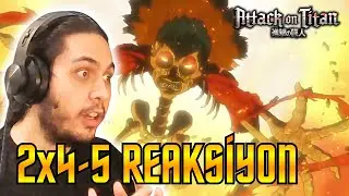 Ymir&rsquo;in Sırrı Ortaya &Ccedil;ıktı! Başka Kim Titan 🤯? | Attack On Titan 2x4 & 5 Reaksiyon