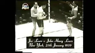 Joe Louis vs John Henry Lewis Full Fight.