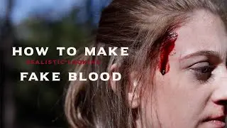 How to make REALISTIC fake blood that is EDIBLE
