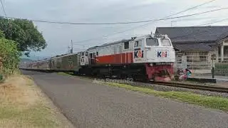 WHILE WAITING FOR THE PAPANDAYAN PANORAMIC GARUT GAMBIR TRAIN ON THE PURWAKARTA SINGLE TRACK TRAI...