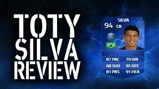 Fifa 14 TOTY Thiago Silva 94 Review & In Game Stats Ultimate Team
