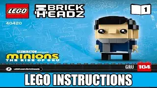 LEGO Instructions | Minions BrickHeadz | 40420 | Gru, Stuart and Otto (GRU)