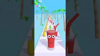 Funny Glass Speedrun 🥤 Juice Run 4 #gaming #shorts