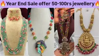 #🔥Year End Sale Offer price's 50-100rs jewellery collections 🔥Budget ornaments🤝7013970153 TQ 