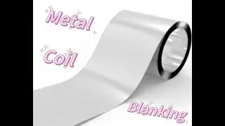 Metal coil blanking line #metal #coil #discs