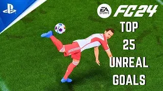 EA FC 24 TOP 25 UNREAL GOALS OF THE WEEK PS5 4K