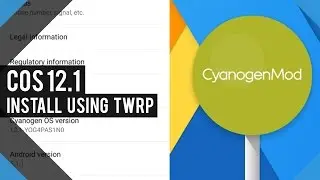 Как установить/обновить COS 12.1 на OnePlus One с помощью TWRP
