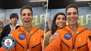 Akshay Kumar Attempts Most Selfies Taken In Three Minutes - Guinness World Records