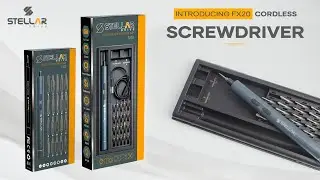 Introducing Stellar Drive FX-20 Cordless Screwdriver Set