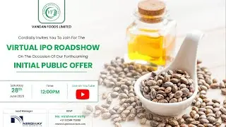 IPO Meet - Vandan Foods Limited