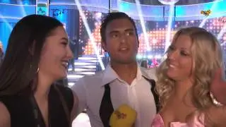 Samir och Sigrid visar &ouml;ppet sin k&auml;rlek