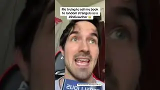 Me trying to sell my book as an indie author 🤣 #shorts
