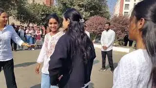 KMCLU students presented a street play to create awareness about road safety.