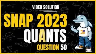 SNAP 2024 | SNAP 2023 Quant | Question 50: Video Solution | #doubtpucho #mba #snap2024