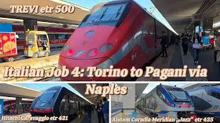 Torino to Pagani via Napoli with Frecciarossa business class and Tenitalia Jazz and Rock trains