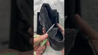 Destroying My Jordan 4s Black Cats🤯 #sneakers #review #nike #sneakerhead #freshkicks #kicks