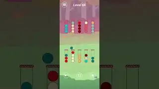 Ball Sort Puzzle Hard Level 66 gameplay (iOS Android)