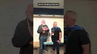 Chatting with Java founder James Gosling #java #coding #interview