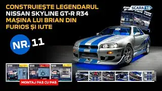 Montaj macheta Nissan Skyline GT-R R34 1:8 DeAgostini Fast & Furious &ndash; Nr. 11 (accesorii motor)