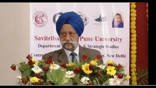 Vice Admiral Anup Singh speaks at Pune University