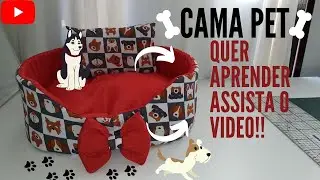 COMO FAZER CAMA PET ??- Passo a Passo MUITO FÁCIL E PRÁTICA.