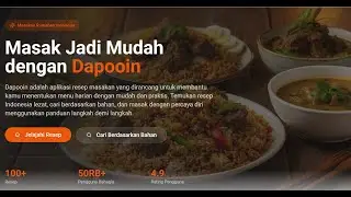 Dapooin &mdash; Aplikasi Menu Masakan Sehari-hari 🍳 | Demo Aplikasi | Mata kuliah Kewirausahaan