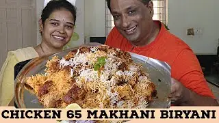 Chicken Biryani - 65 Makhani Chicken Biryani - Spl Biryani with Hyderabadi Dilkush Bakery Sweet