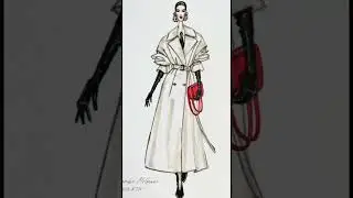 Курс &laquo;Fashion-скетчинг&raquo; в Современной Школе Дизайна #design #скетчинг #fashionsketches #обучение
