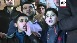 Dozens of anti-US demonstrators protest in Amman, calling for Jordan to stop co-operating with the U