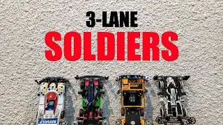 3 LANE SOLDIERS【ミニ四駆】Mini 4WD Tamiya Indonesia #147